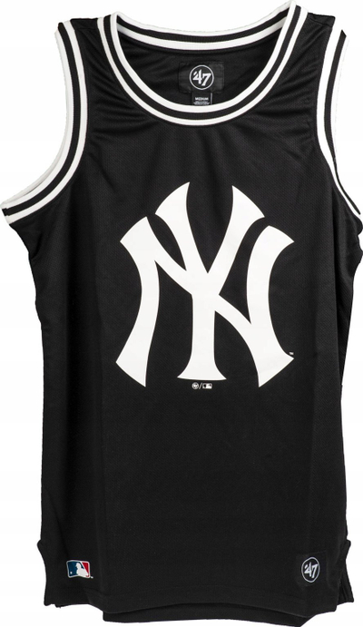 Maicë basketbolli 47 Brand NY, poliester, për burra, e zezë