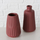 Vazo porcelani Boltze Esko, 17 cm, burgundy