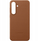 Mbulesë telefoni Samsung Kindsuit Faux Leather për Galaxy S25 FE, material sintetik, Titanium portokalli