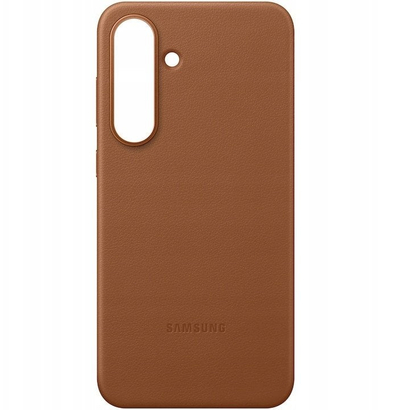 Mbulesë telefoni Samsung Kindsuit Faux Leather për Galaxy S25 FE, material sintetik, Titanium portokalli