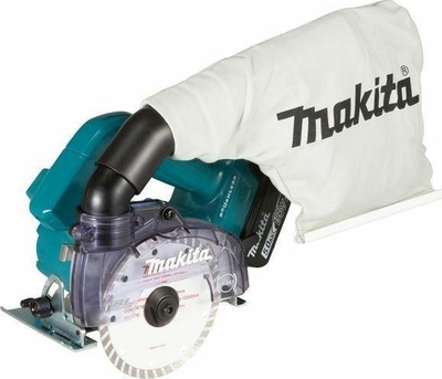 Prerëse diamanti me bateri Makita DCC500RTE, 18V, 5.0Ah, disk 125 mm