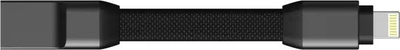 Kabllo karikimi Rolling Square inCharge PRO, USB A n'Lightning, 15W, gri metalik