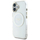 Маска за телефон Guess IML Metal Circle Classic Logo MagSafe за iPhone 16 6.1", бела