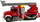 Lodër kamion zjarfikës Leantoys Fire Truck, me ujë, tinguj dhe drita, i kuq