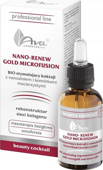 Serum fytyre Ava Nano Renew Gold Microfusion, rigjenerues, 30ml