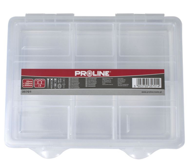 Kuti organizuese Pro-Line Tool Organizer 35701, 5 ndarje, transparente