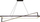 Llambadar i varur V-TAC VT-6129, LED 48W, 3000K TRIAC, i zi