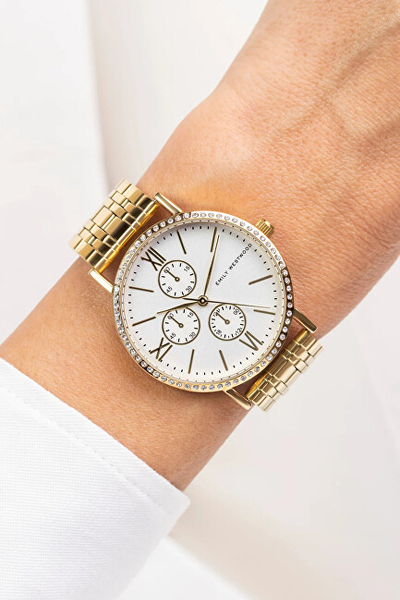 Orë dore për femra Emily Westwood Vintage EKC-5718GQ, e artë