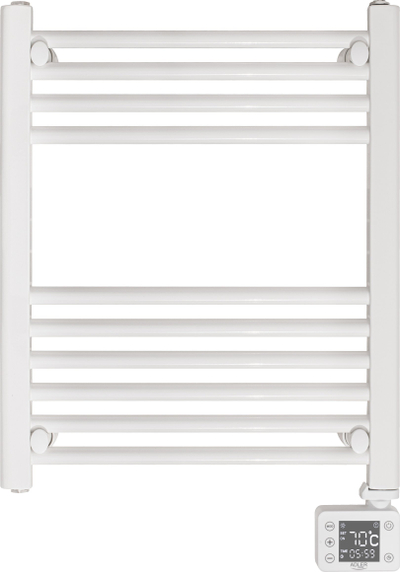 Rinajtor elektrik banjoje me shkallë, 400W, termostat me program, i bardhë