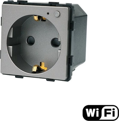 Prizë murale smart Feelspot FSKLW16G, WiFi, 16A 240V, gri