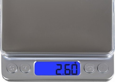 Прецизна кујнска вага, 500 g, 0.01 g, со мерни садови
