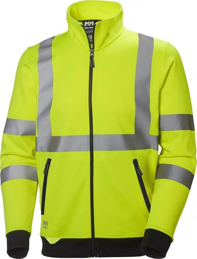 Xhaketë pune Helly Hansen Addvis Zip Sweater, reflektuese, XXL, e verdhë neon