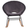 Karrige lëkundëse Paulina 76×86×76 cm (HM8399.01), gri