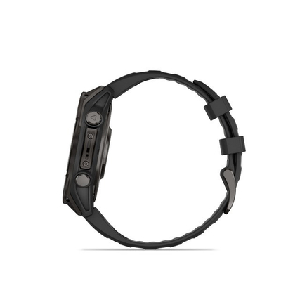 Ora inteligjente Garmin Fenix 8, 1.4" AMOLED, GPS, e zezë
