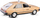 Maket makine Daffi FSO Polonez Taxi, 1:43, metalik, bezhë