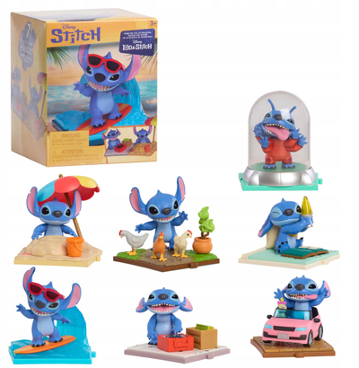 Фигурa мистерија Дизни Стич, 7.6 cm, blind box, многубојна