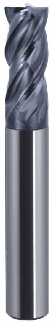 Freza karbidi Fanar X-Mill 440N, diametër 4mm, 4 tehe prerëse, gri