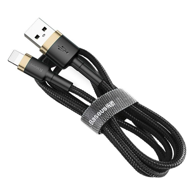 Kabllo USB Baseus Cafule USB A në Lightning, 2 m, 1.5A, e zezë