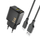 Karikues muri Dudao A23TEU GaN, 2.4A, USB-A me kabllo USB-C, i zi