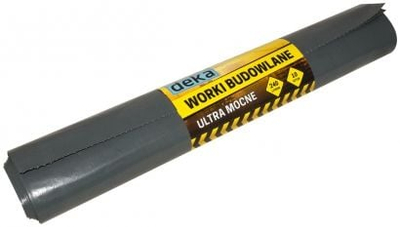 Кеси за ѓубре Deka Ultra Strong, 240L, сет 10 парчиња, црни