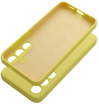 Këllëf telefoni OEM për Motorola G56 5G, silikon 2mm, Lemon