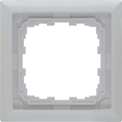 Kornizë elektrike KOS KOS66, single frame, plastike, e bardhë