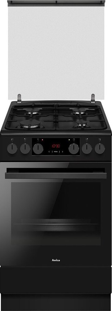 Shporet kombinim Amica 523GE3.33HZpTsDpAN, 65L, ekran LED, i zi