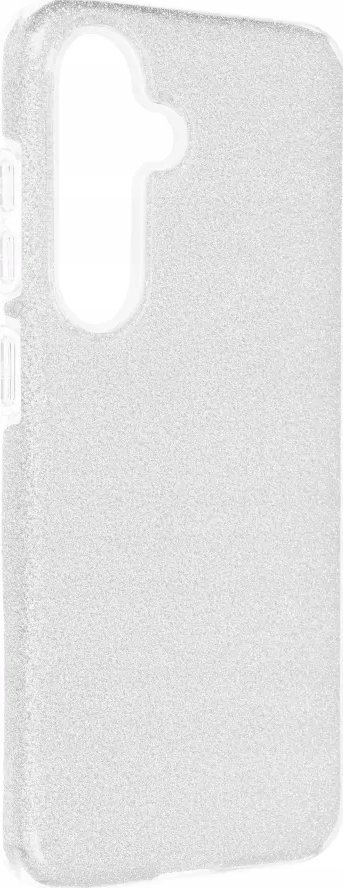 Mbrojtëse telefoni Forcell Shining për Samsung Galaxy S24, TPU PC, transparente me shkëlqim