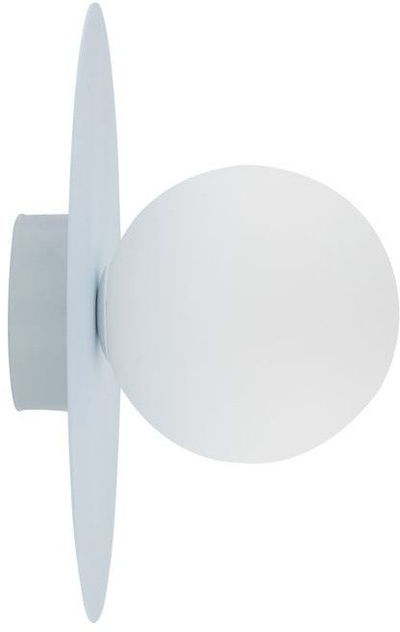 Llambë tavanore TK Lighting Pixie, Ø25cm, qelq, blu e çelët