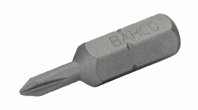 Bit kaçavide BAHCO 59S/PH2-IPB, 1/4", PH2, 25mm, set 500 copë