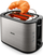 Toaster Philips Viva Collection HD2650/90, 8 nivele rumosjeje, hapje të gjera, gri
