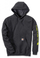Bluzë me kapuç Carhartt Loose Fit Midweight Logo Sleeve për burra, masë XL, gri Carbon Heather