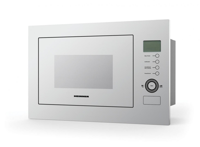 Furrë me mikrovalë e inkastruar Heinner HMW-25BIGWH, 25L, grill, xham i bardhë