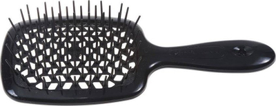 Krehër flokësh Janeke Superbrush Large Flat, 20.3 x 8.5 x 3.1 cm, i zi