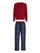 Set pizhame për meshkuj Tommy Hilfiger, të kuqe/kaltra të errëta