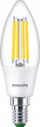 Llambë LED Philips Candle C35 E14, 2.3W, 485lm 4000K, e tejdukshme