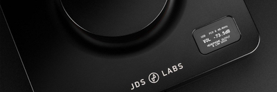 Засилувач за слушалки JDS Labs Element III MKII Boosted Power, со вграден DAC, Copper Ring прстен, црн