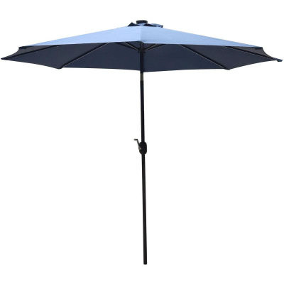 Çadër kopshti Saska Garden, 300 cm, ndriçim LED, blu navy