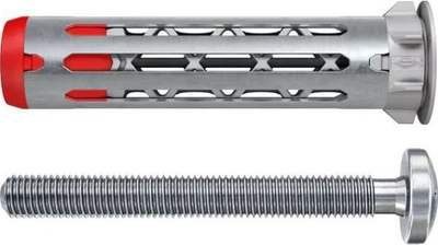 Anker për mure bosh Fischer DuoHM 4x55 mm, ngarkesë e madhe, 25 copë