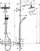 Kolonë dushi Hansgrohe Croma E 280 1jet Showerpipe, termostat, 280mm, krom