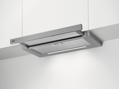 Kapak aspirimi i integruar AEG DPE5660M, LED, inox