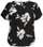 Bluzë ONLY CARMAKOMA FLORENCe FLOWER 15218353, e zezë, XXL