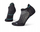 Çorape vrapi Smartwool Run Zero Cushion Low Ankle për goca, pa jastëkim, përzierje lesh merino, të zeza