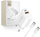 Karikues muri Tech-Protect NCA20, 20W PD QC3.0, USB-A USB-C me kabllo USB-C 100cm, i bardhë
