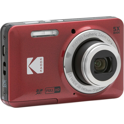 Дигитален фотоапарат Kodak Friendly Zoom FZ55, црвен