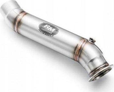 Downpipe BMW N57 F07 F10 F11 F30 F31 F32 F33 F34, 76mm, çelik inox