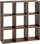 Raft librash FMD Standing Shelf, me 9 ndarje, chipboard i veshur me melaminë, dru stil i vjetër