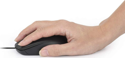 Maus Manhattan Comfort II, 1000 dpi, me kabllo USB A, i zi