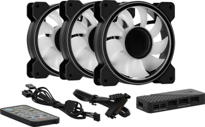 Ftohës Aerocool Mirage 12 ARGB Pro, 12 cm, i zi