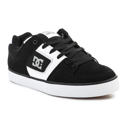Патики за скејт DC Shoes, гумен ѓон, за мажи, црно-бели